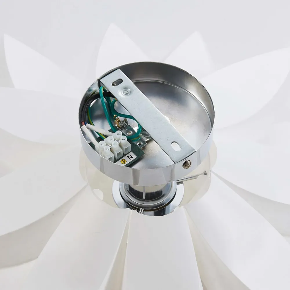 Lindby taklampe Rimon, hvit, plast, Ø 50 cm, E27| Taklamper