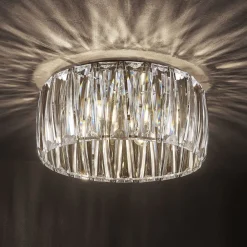 Lindby taklampe Sofia, transparent, akryl, Ø 46cm| Taklamper