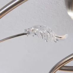 Lindby taklampe Svean, 4-lys, hvit, glass, lengde 42,5 cm| Design- Og Hotellbelysning|Taklamper