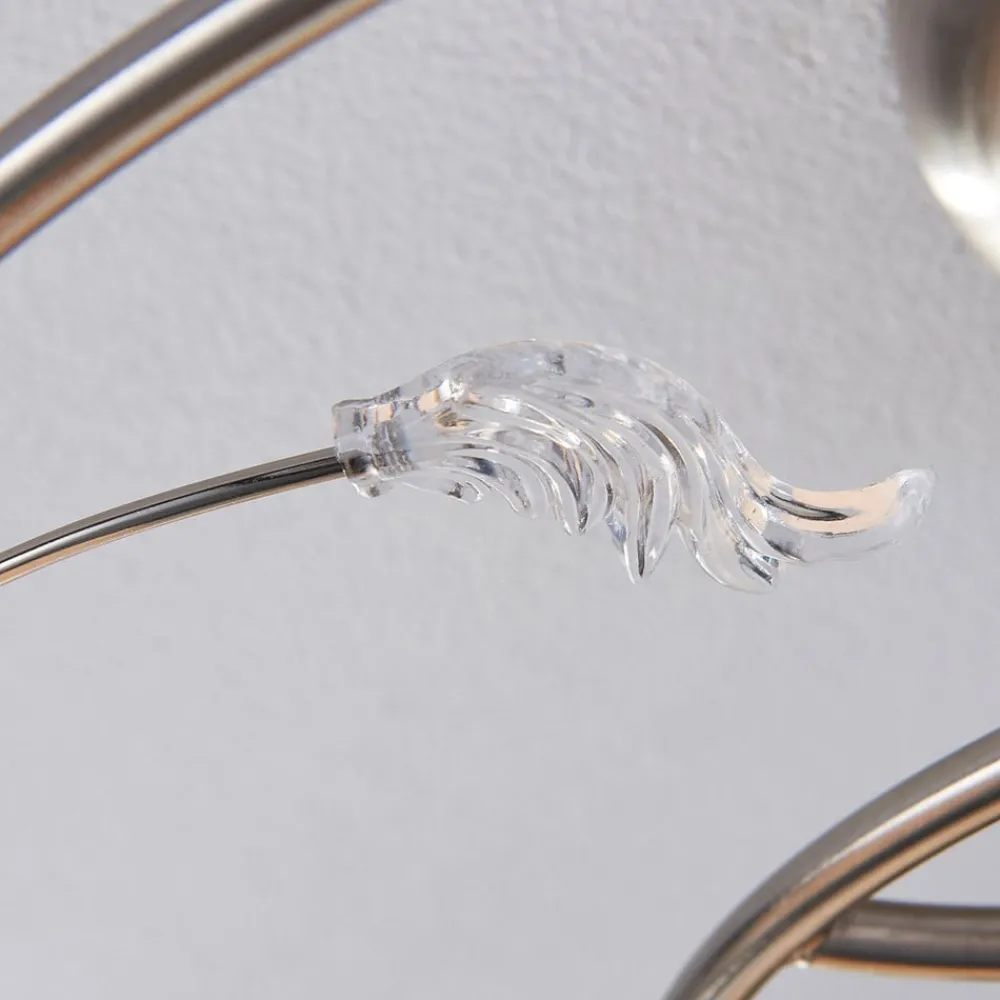 Lindby taklampe Svean, 4-lys, hvit, glass, lengde 42,5 cm| Design- Og Hotellbelysning|Taklamper