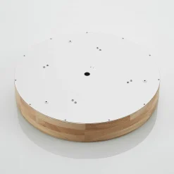 Lindby taklampe Tanju, Ø 50 cm, 4 lyskilder, eik, E27| Design- Og Hotellbelysning|Taklamper