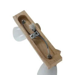 Lindby taklampe Thorin, 27 cm, 2 lyskilder, hvit, tre, E14 Sale