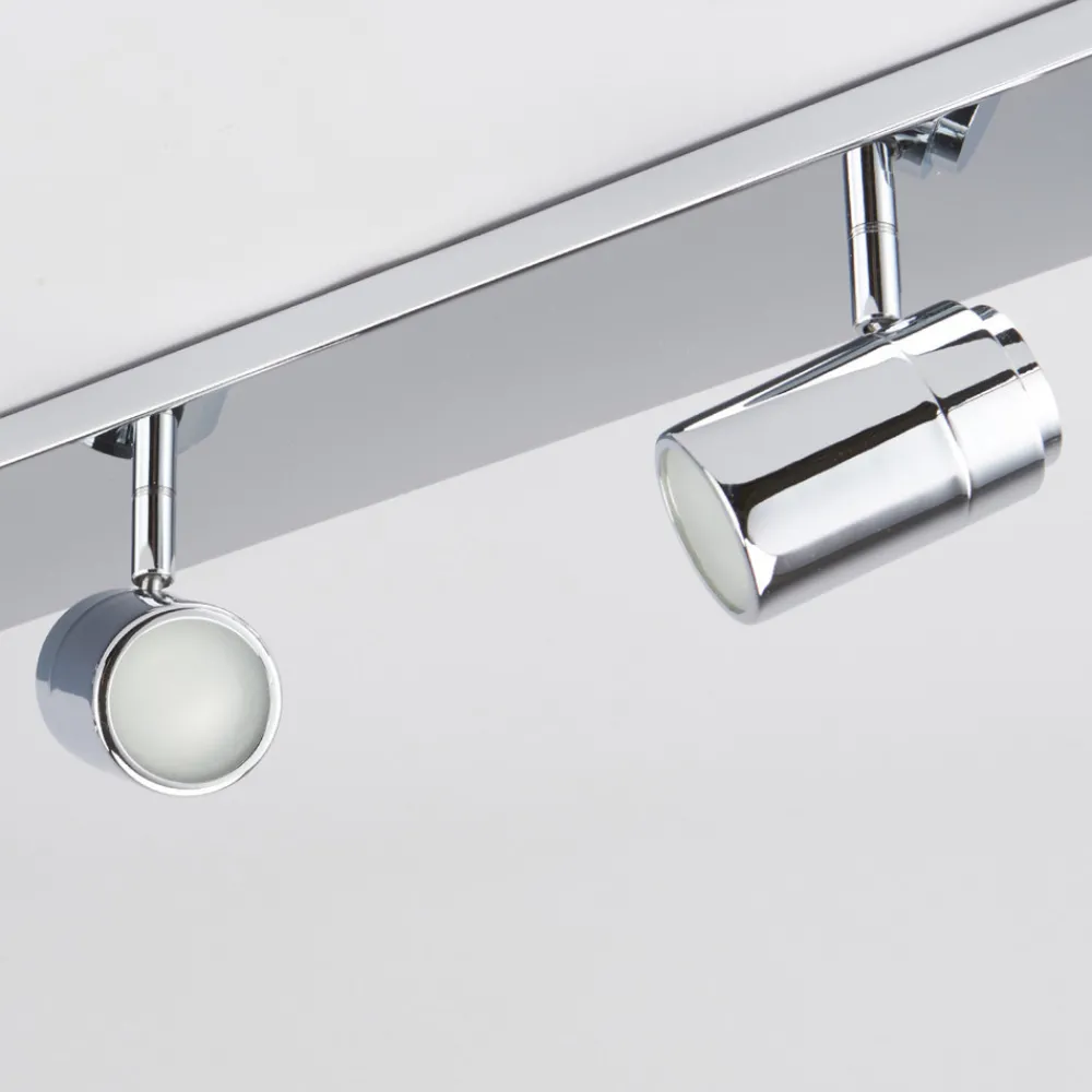 Lindby taklampe til bad Dejan, 85 cm, 4 lyskilder, krom, IP44 Best