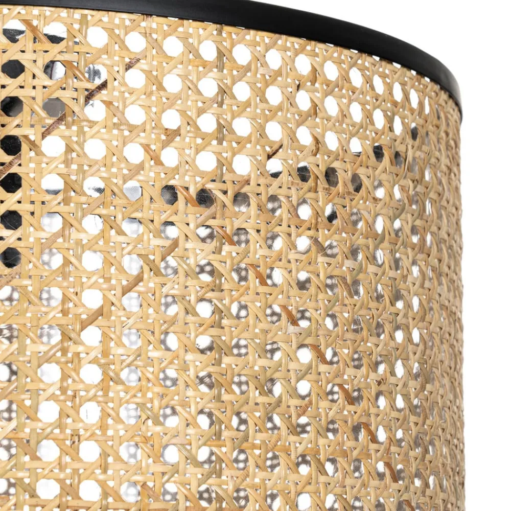 Lindby taklampe Yaelle, 22 cm høy, rotting, svart, E27| Design- Og Hotellbelysning|Taklamper