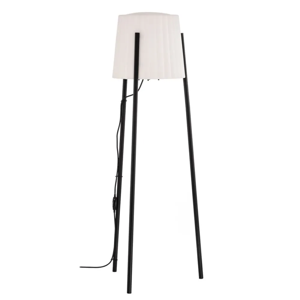 Lucande Lindby terrasselampe Jaimy, 148 cm, stativ, aluminium| Terrassebelysning