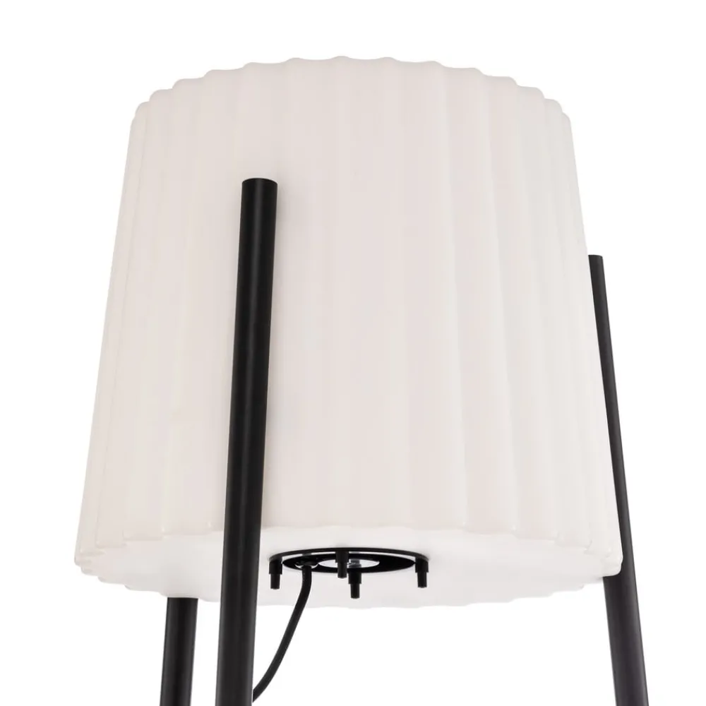 Lucande Lindby terrasselampe Jaimy, 148 cm, stativ, aluminium| Terrassebelysning