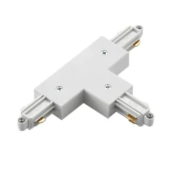 Lindby T-kontakt Linaro, hvit, 1-fase system| Skinnesystem