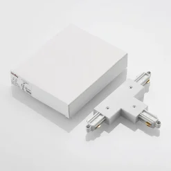 Lindby T-kontakt Linaro, hvit, 1-fase system| Skinnesystem