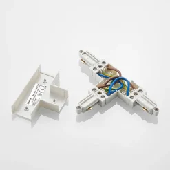 Lindby T-kontakt Linaro, hvit, 1-fase system| Skinnesystem