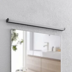 Lindby Ulisan LED-vegglampe for bad, rund, 88,8 cm| Vegglamper