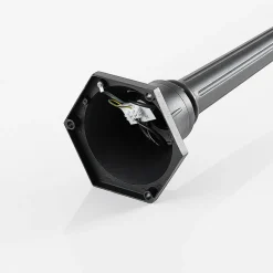 Lindby utelampe Clint, 177 cm, metall, saltvannsresistent, E27| Lyktestolper