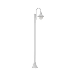 Lindby utelampe Daphne, 220 cm, hvit, metall, E27 Sale