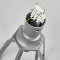 Lindby utelampe Edana, 211 cm, antrasitt, E27, IP44| Lyktestolper