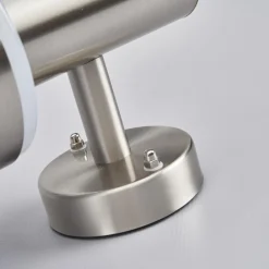 Lindby utendørs LED-vegglampe Lillie, høyde 19 cm, stål Hot