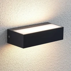 Lindby utendørs LED-vegglampe Nienke, 17 cm, saltvannsresistent, IP65 Online