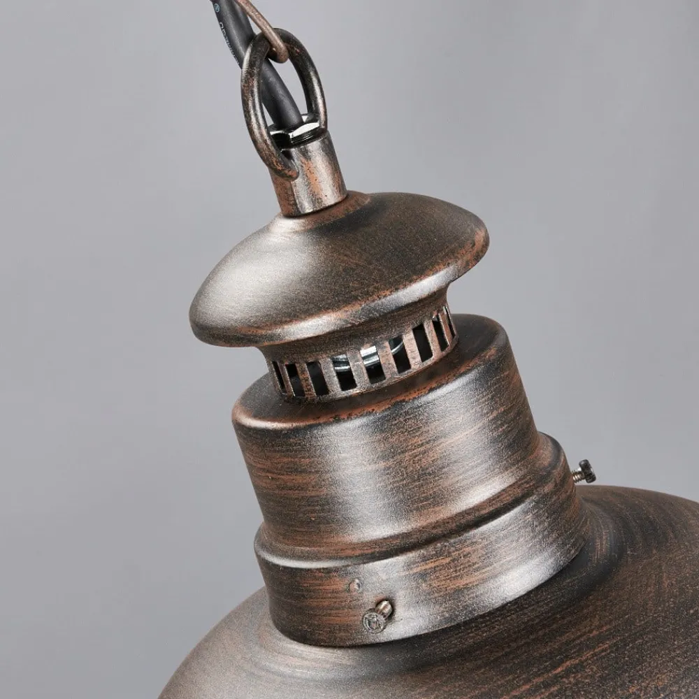 Lindby utendørs pendellampe Eddie, rust, metall, IP44, E27| Pendellamper Utendørs