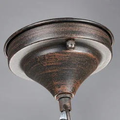 Lindby utendørs pendellampe Eddie, rust, metall, IP44, E27| Pendellamper Utendørs