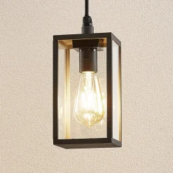 Lindby utendørs pendellampe Filimon, antrasitt, 22 cm, IP44, E27| Pendellamper Utendørs|Terrassebelysning