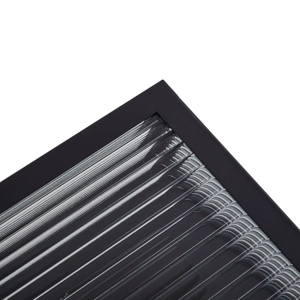 Lindby utendørs taklampe Bolgar, svart, metall, glass Sale