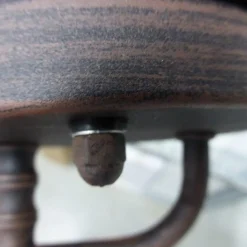 Lindby utendørs vegglampe Eddie, rustfarget, metall, IP44, E27 Sale