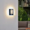 Lindby utendørs vegglampe Vimal, sensor, E27, 26 cm, aluminium| Vegglamper Med Sensor|Utebelysning Med Sensor