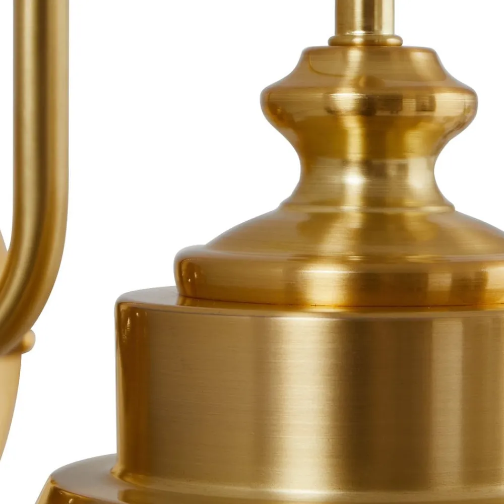 Lindby utendørs vegglampe Adalie, messingfarget, stål| Terrassebelysning