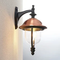 Lindby utendørs vegglampe Clint, pendel, saltvannsresistent, E27| Terrassebelysning|Vegglamper Utendørs