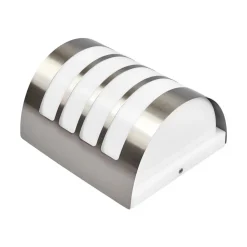 Lindby utendørs vegglampe Noyan, 20 cm, stål, IP44, E27 Best