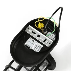 Lindby utendørs vegglampe Ankea, svart, høyde 28 cm, IP23, E27| Vegglamper Utendørs