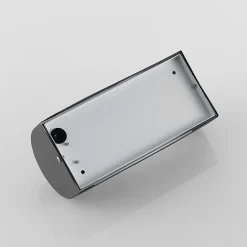 Lindby utendørs vegglampe Junias, 24 cm, antrasitt, stål Online