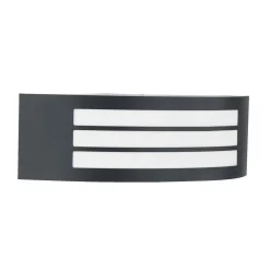 Lindby utendørs vegglampe Vimal, E27, 32 cm, svart, aluminium| Vegglamper Utendørs