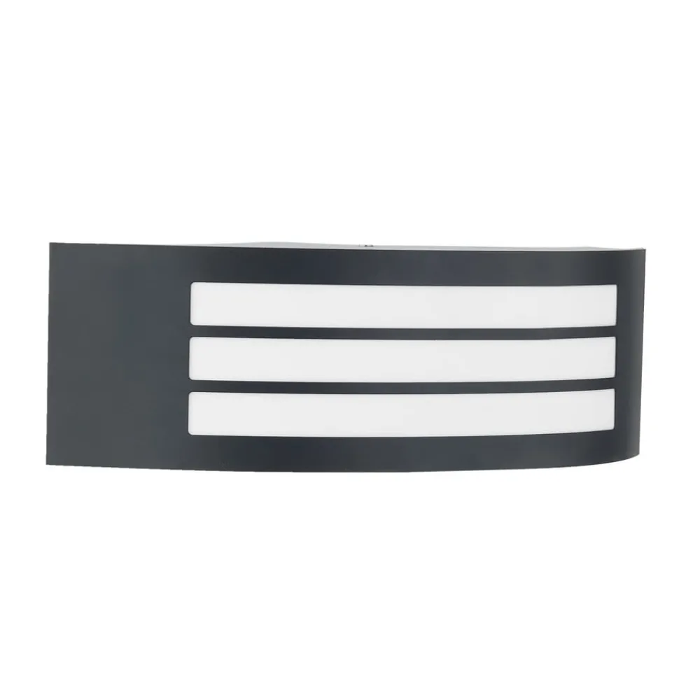 Lindby utendørs vegglampe Vimal, E27, 32 cm, svart, aluminium| Vegglamper Utendørs