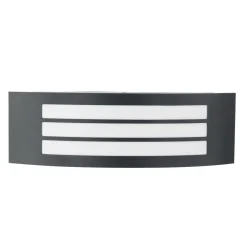 Lindby utendørs vegglampe Vimal, E27, 32 cm, svart, aluminium| Vegglamper Utendørs