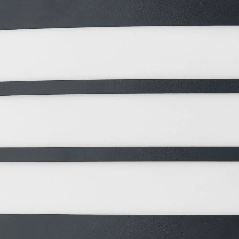 Lindby utendørs vegglampe Vimal, E27, 32 cm, svart, aluminium| Vegglamper Utendørs