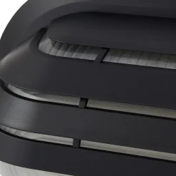 Lindby utendørs vegglampe Adita, svart, ABS, høyde 16,3 cm Clearance