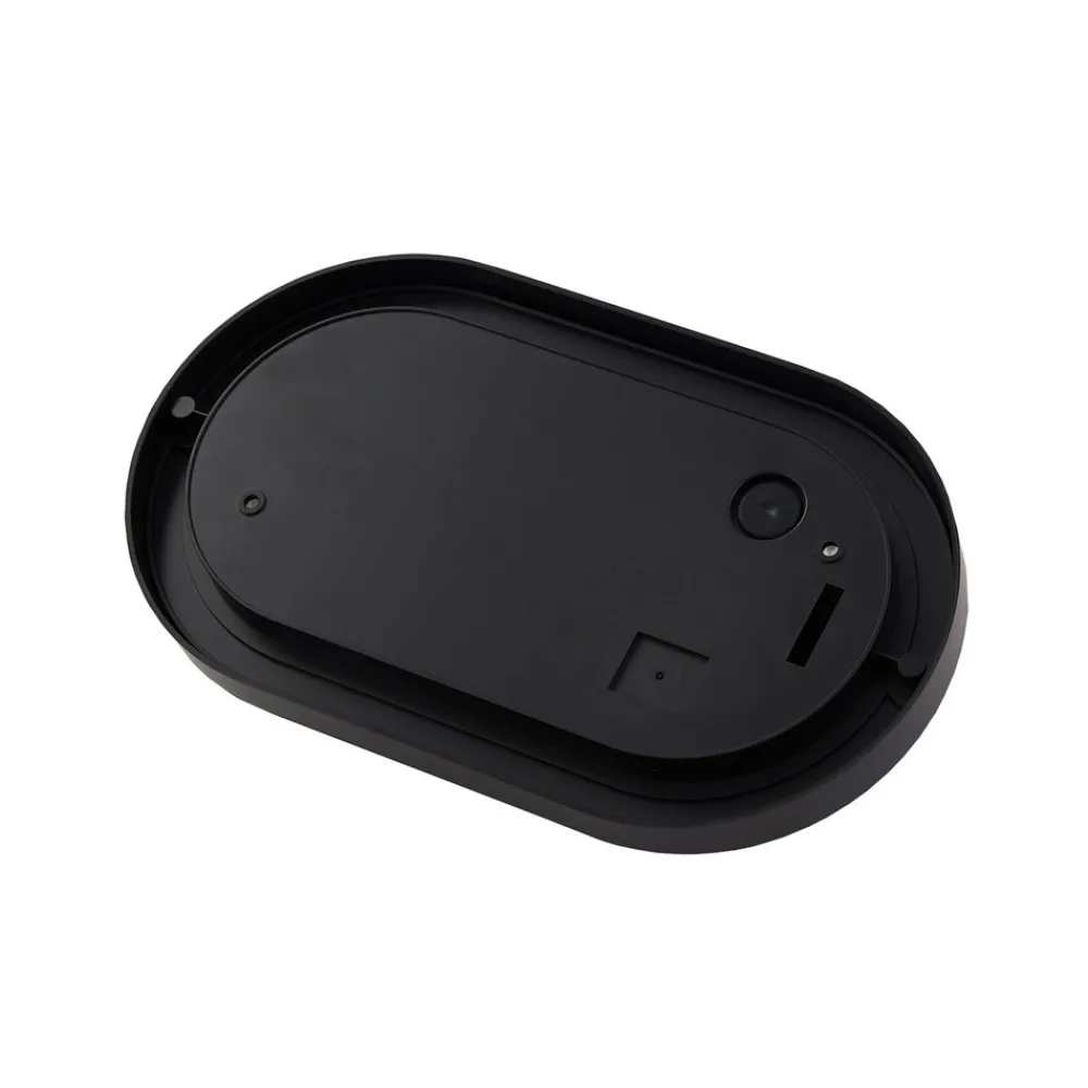 Lindby utendørs vegglampe Adita, svart, ABS, høyde 16,3 cm Clearance