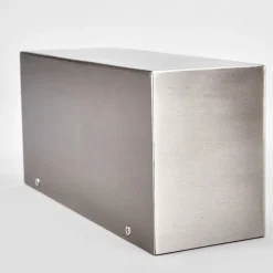 Lindby utendørs vegglampe Leonora, 20 cm, kantet, stål| Vegglamper Utendørs