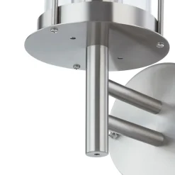 Lindby utendørs vegglampe Noemi, grå, stål, 32 cm| Vegglamper Utendørs