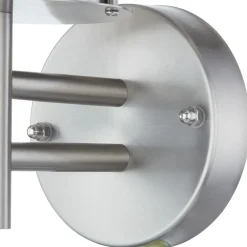 Lindby utendørs vegglampe Noemi, grå, stål, 32 cm| Vegglamper Utendørs