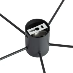 Lindby Valisa taklampe, svart, 5-lamper Online