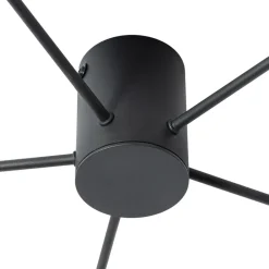 Lindby Valisa taklampe, svart, 5-lamper Online