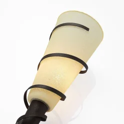 Lindby vegglampe Anouk, høyde 44 cm, glass, metall, fakkellampe Hot