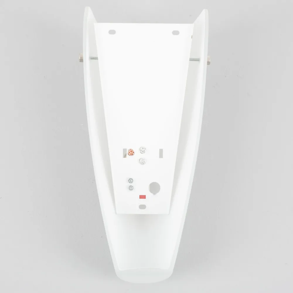 Lindby vegglampe Hermine, hvit, glass, høyde 30 cm, E27 Clearance