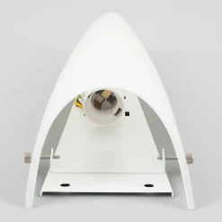 Lindby vegglampe Hermine, hvit, glass, høyde 30 cm, E27 Clearance