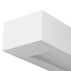 Lindby vegglampe Matteo, hvit, gips, 36 cm, E14, lakkerbar Sale