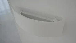 Lindby vegglampe Naike, hvit, gips, høyde 15 cm| Design- Og Hotellbelysning|Vegglamper