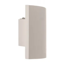 Lindby vegglampe Naike, hvit, gips, høyde 15 cm| Design- Og Hotellbelysning|Vegglamper