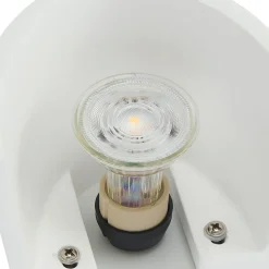 Lindby vegglampe Pascali, høyde 42 cm, hvit, gips Outlet