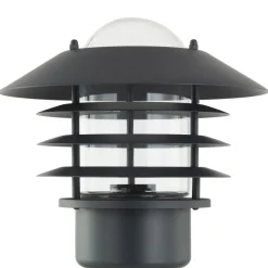 Lindby veilampe Belmiro, jern, 100 cm høy, E27, svart Hot