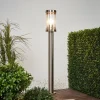 Lindby veilampe Djori, 80 cm, aluminiumsfarget, stål, E27| Sokkellamper|Gatebelysning, Pullert Belysning